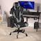 Flash Furniture Gray LeatherSoft Gaming Chair with Roller Wheels CH-187230-1-GY-RLB-GG - alternate 7
